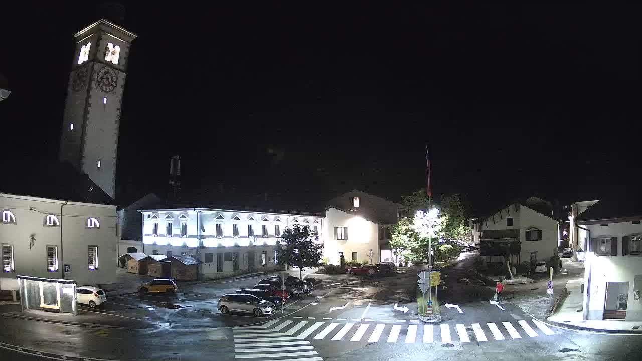 Cámara web en vivo Centro de la ciudad de Kobarid – Valle de Soča – Eslovenia