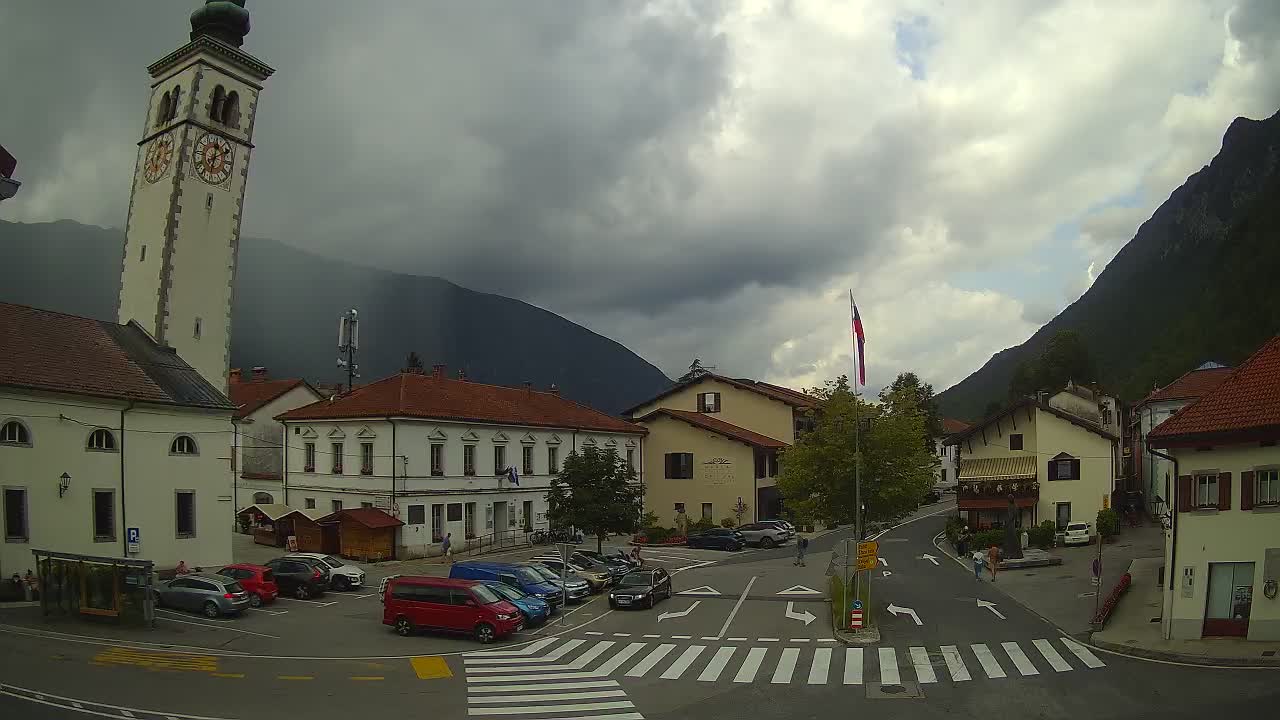 Live webcam Kobarid city center – Soča valley – Slovenia