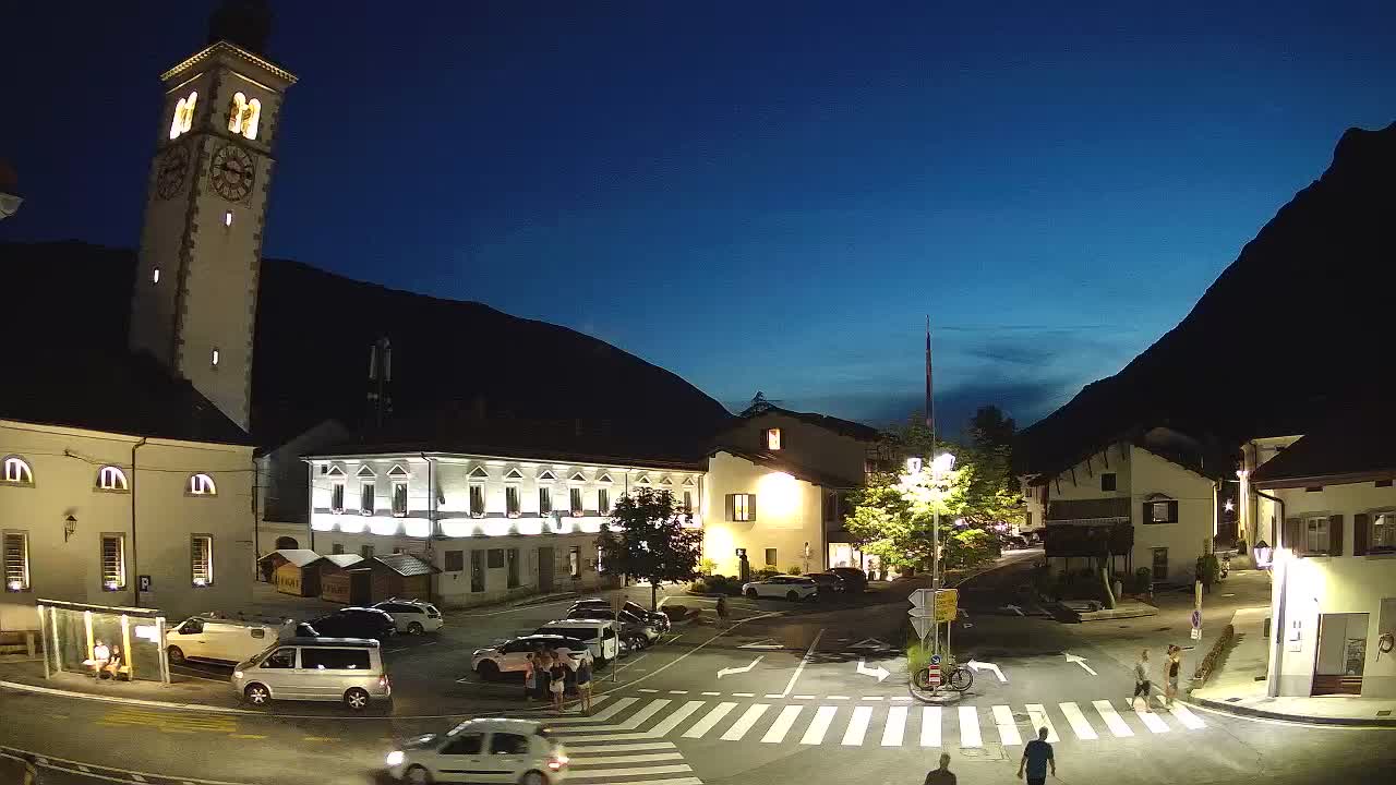 Cámara web en vivo Centro de la ciudad de Kobarid – Valle de Soča – Eslovenia