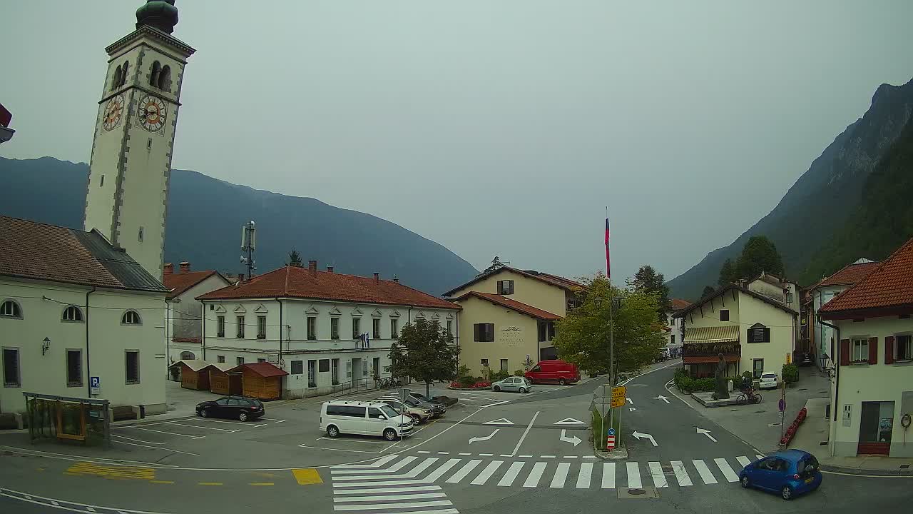 Live webcam Kobarid city center – Soča valley – Slovenia