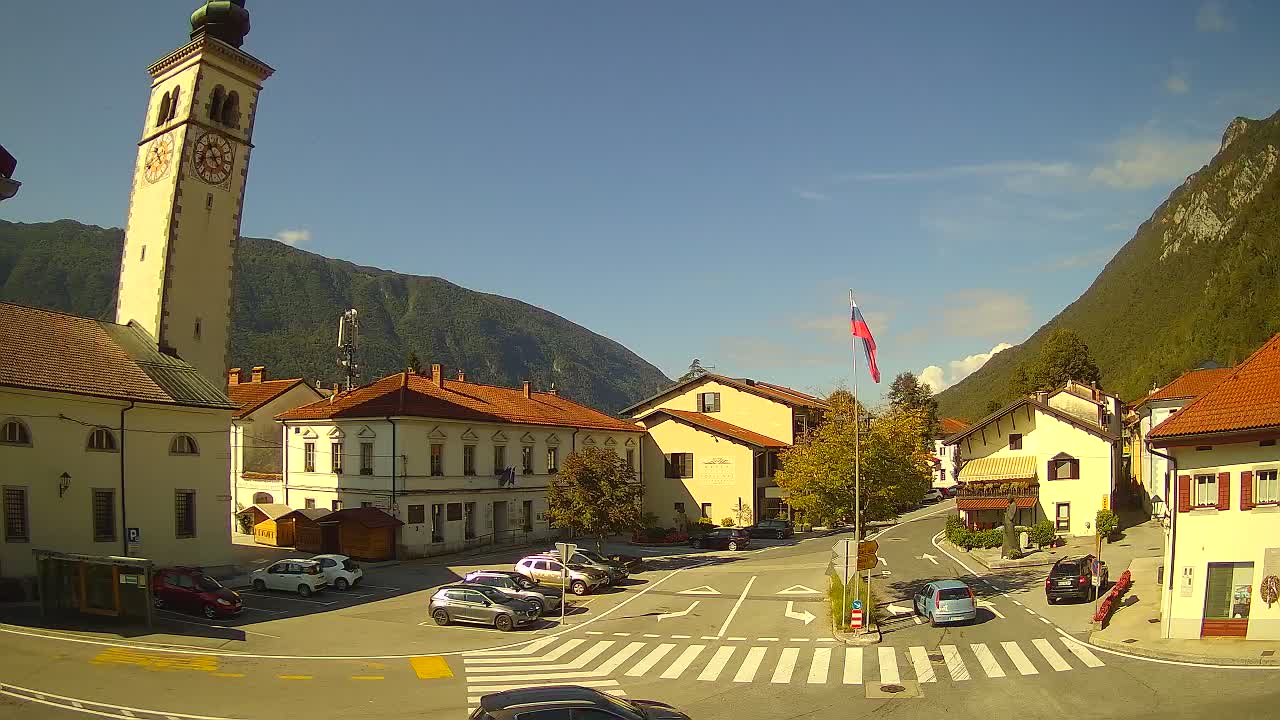 Live webcam Kobarid city center – Soča valley – Slovenia