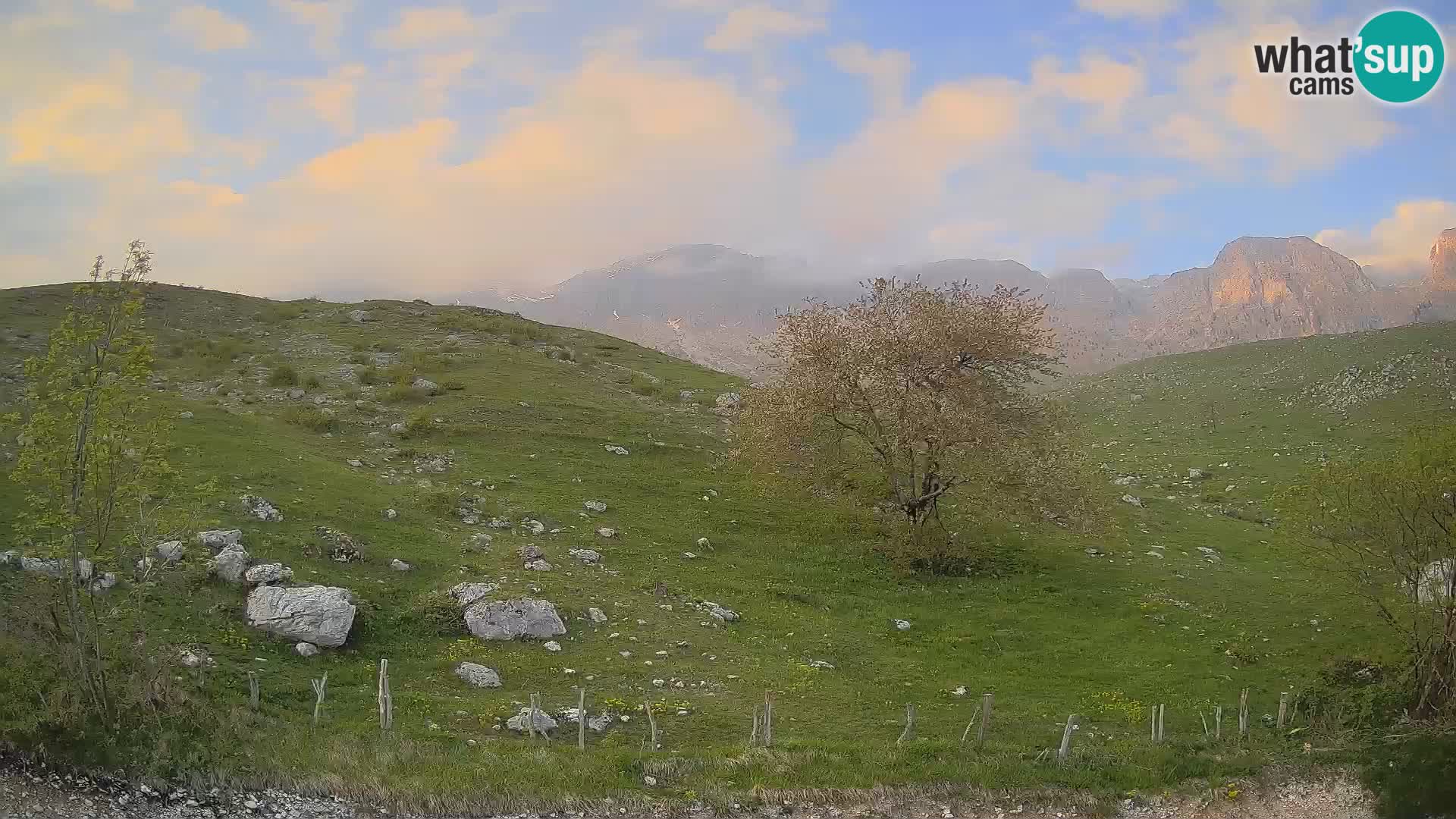 Webcam Krn – Planina Kuhinja ( Plateau Kuhinja ) – Kobarid – Slovenia