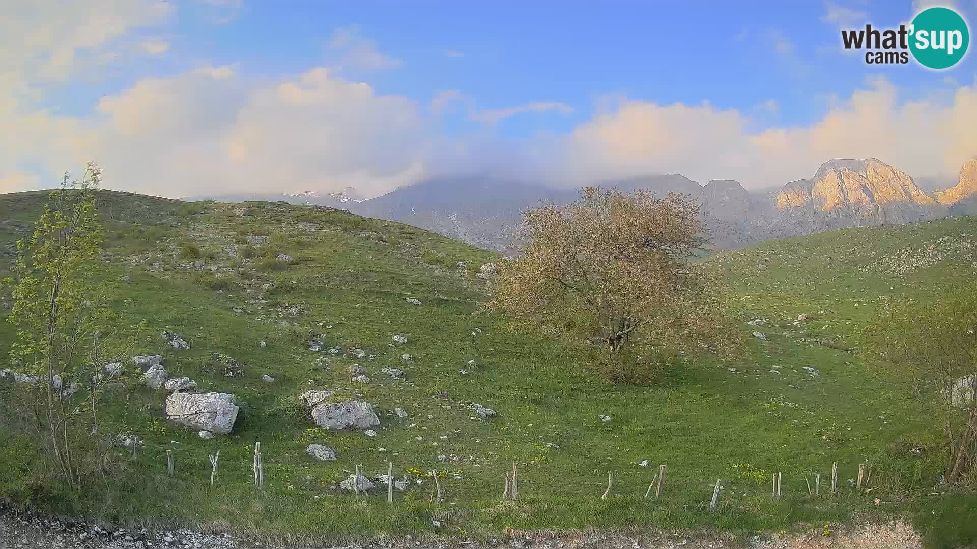 Webcam Krn – Planina Kuhinja ( Plateau Kuhinja ) – Kobarid – Slovenia