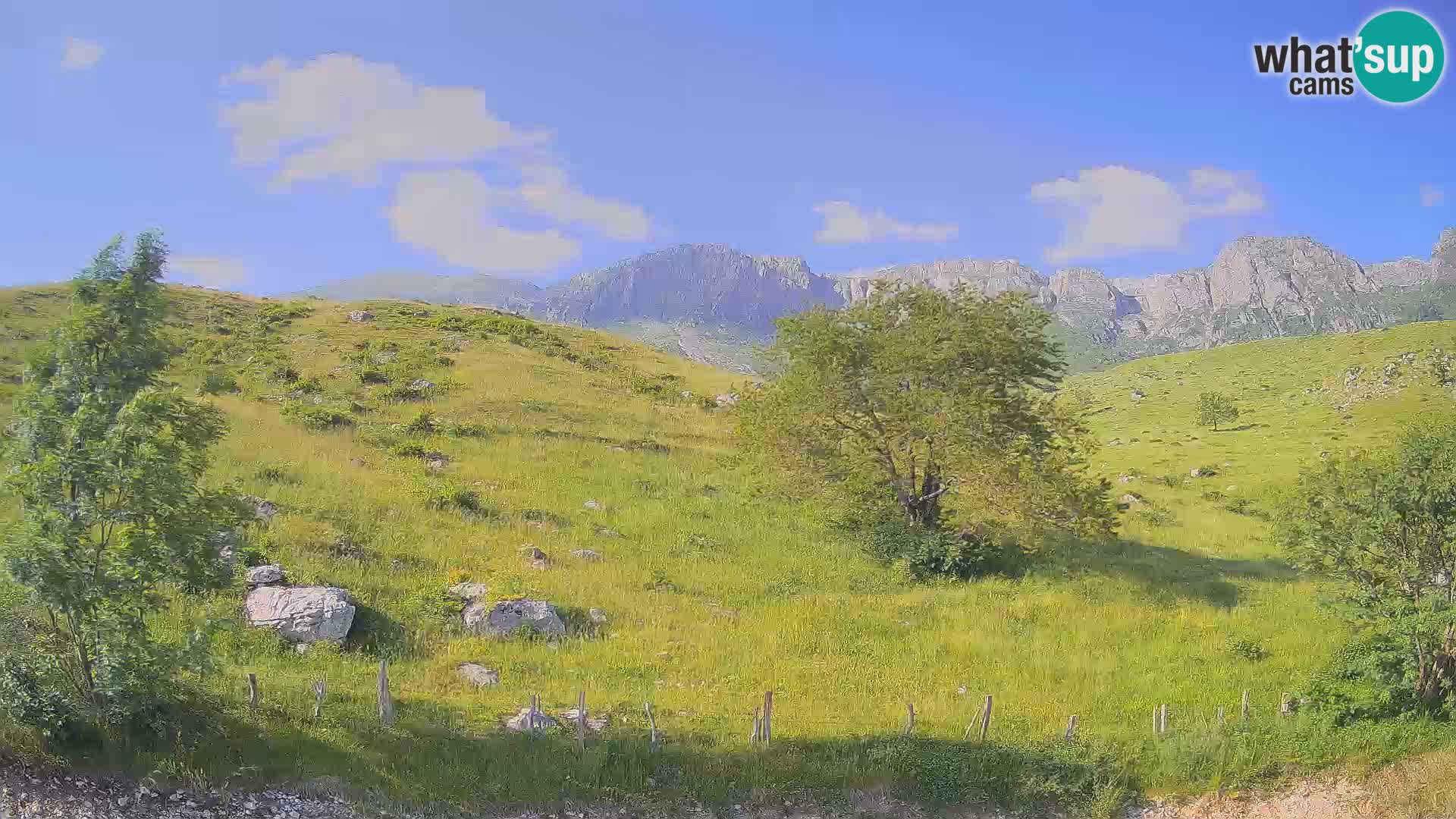 Webcam Krn – Planina Kuhinja ( Plateau Kuhinja ) – Kobarid – Slovenia