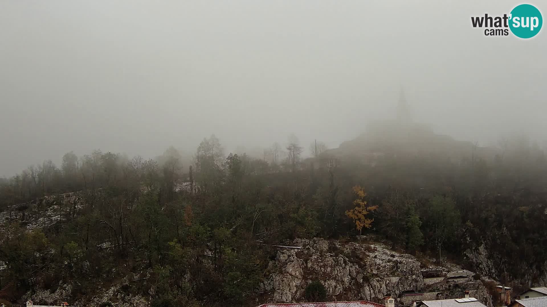 Caporetto webcam – Veduta dell’Ossario della prima guerra mondiale