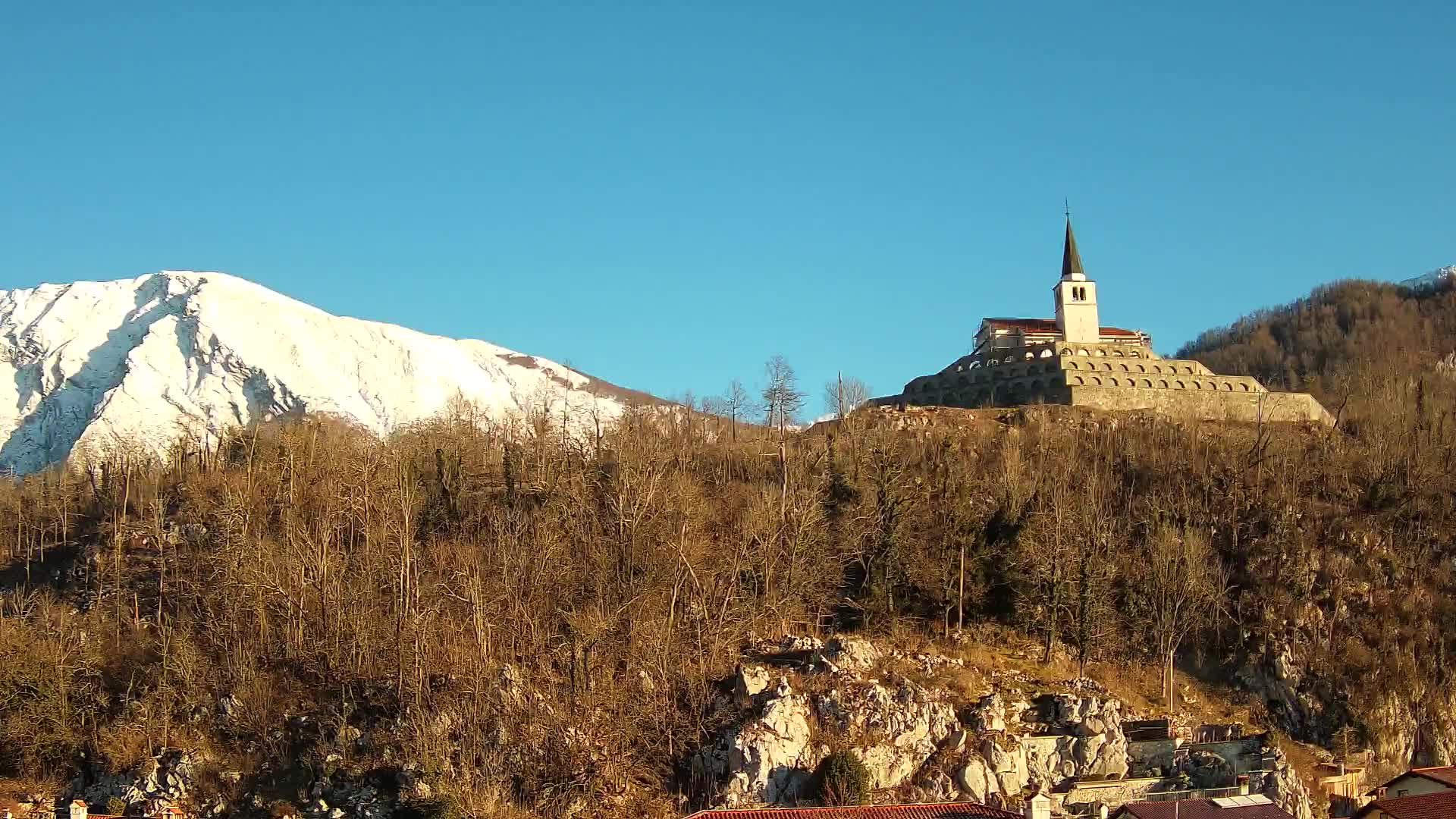 Webcam Kobarid – Vue sur Charnier de la 1ère guerre mondiale