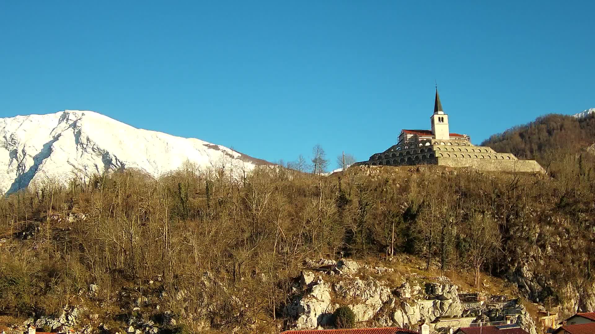 Webcam Kobarid – Vue sur Charnier de la 1ère guerre mondiale