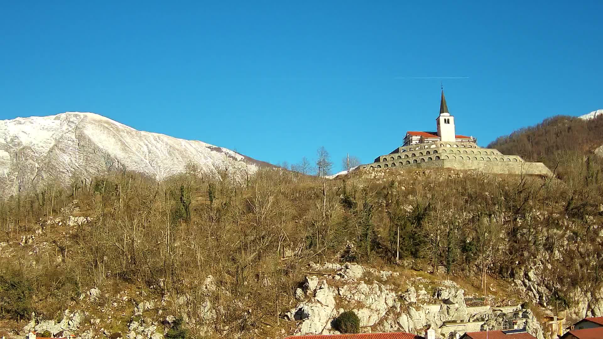 Webcam Kobarid – Vue sur Charnier de la 1ère guerre mondiale