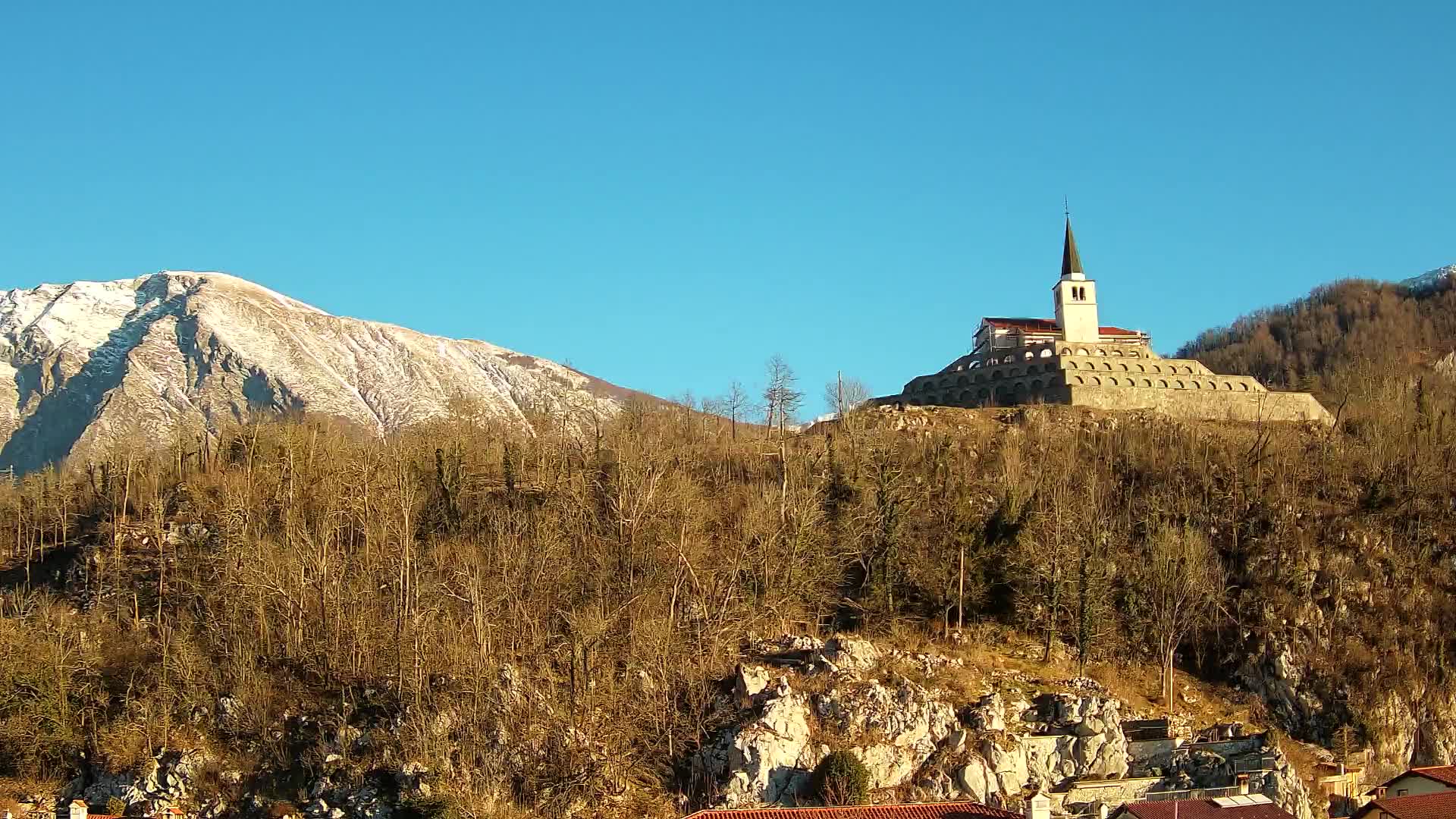 Webcam Kobarid – Vue sur Charnier de la 1ère guerre mondiale