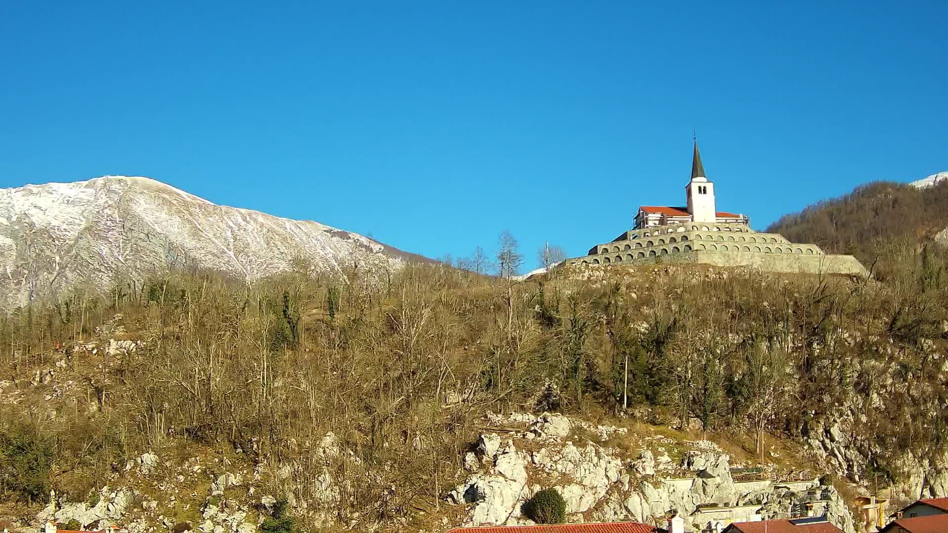 Webcam Kobarid – Vue sur Charnier de la 1ère guerre mondiale