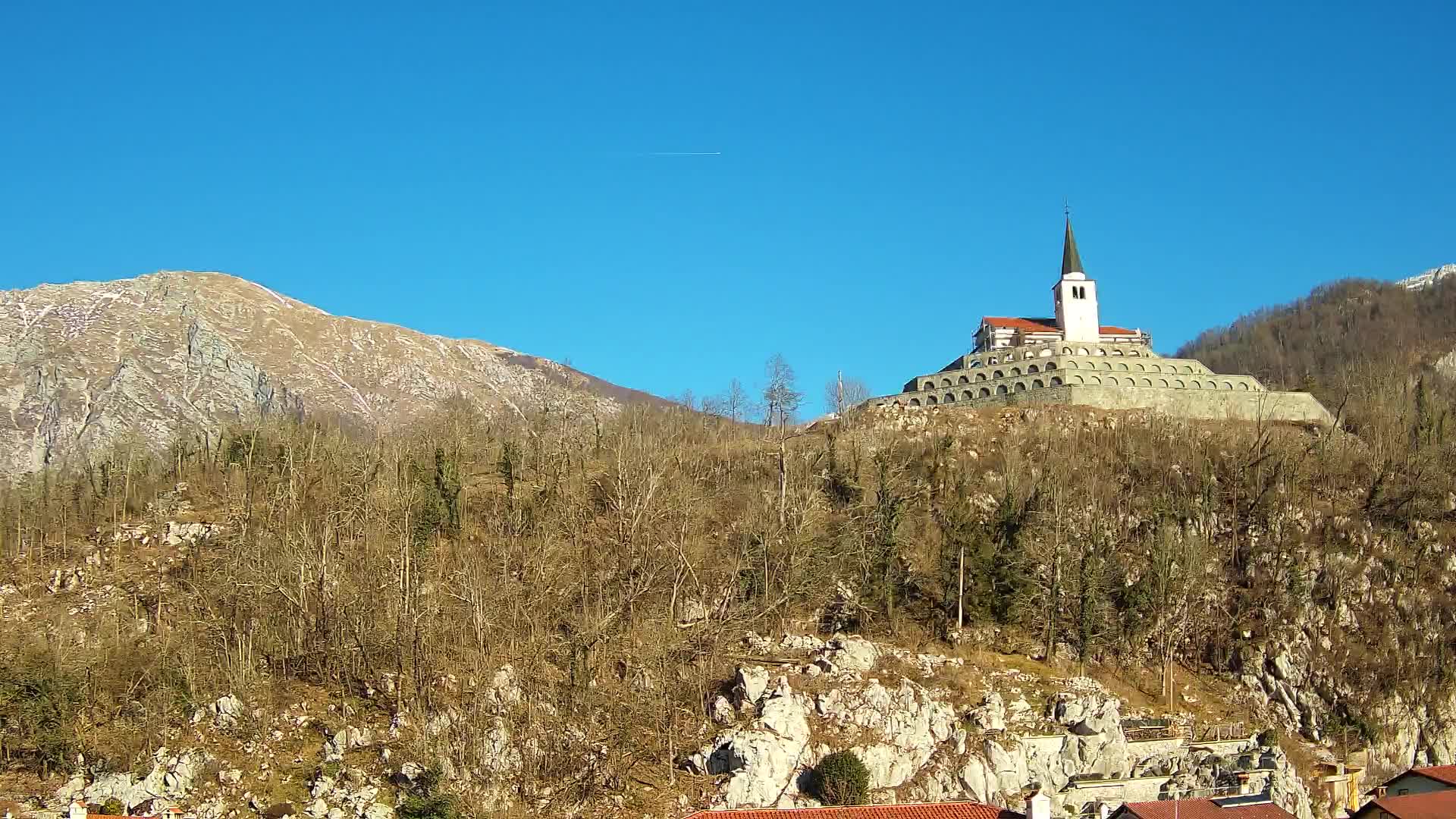 Webcam Kobarid – Vue sur Charnier de la 1ère guerre mondiale