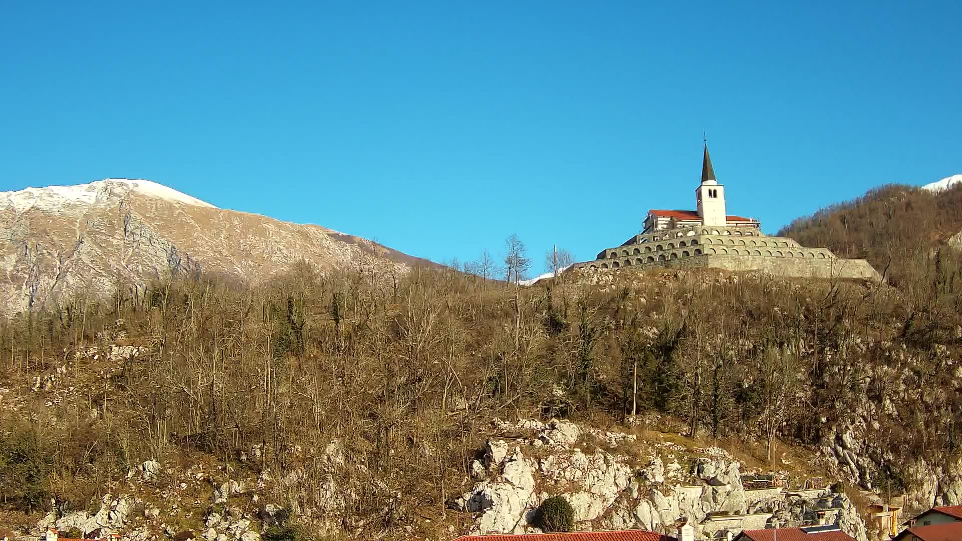 Webcam Kobarid – Vue sur Charnier de la 1ère guerre mondiale