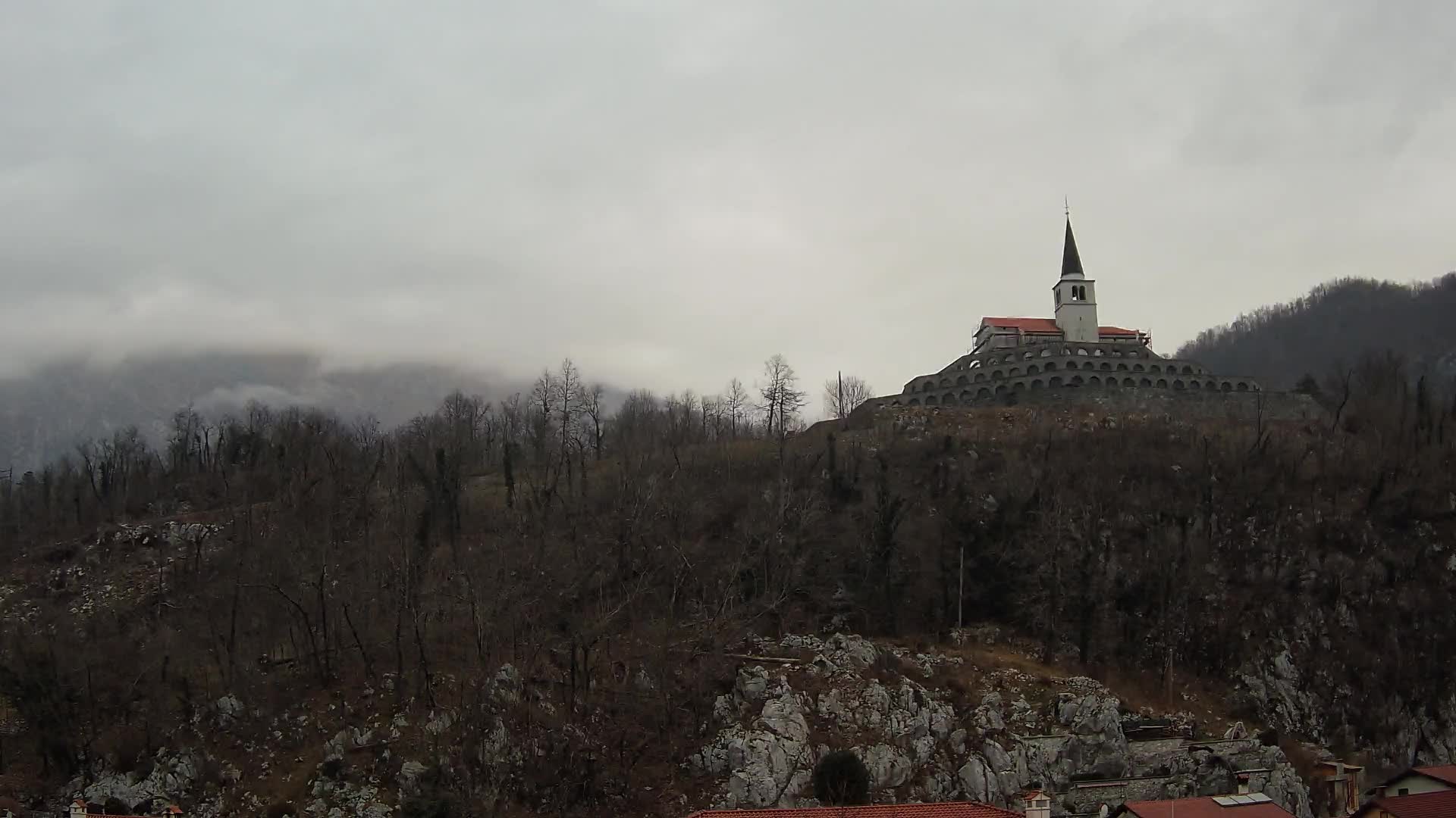 Webcam Kobarid – Vue sur Charnier de la 1ère guerre mondiale