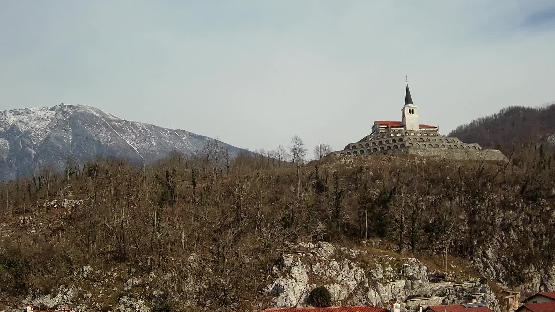 Webcam Kobarid – Vue sur Charnier de la 1ère guerre mondiale