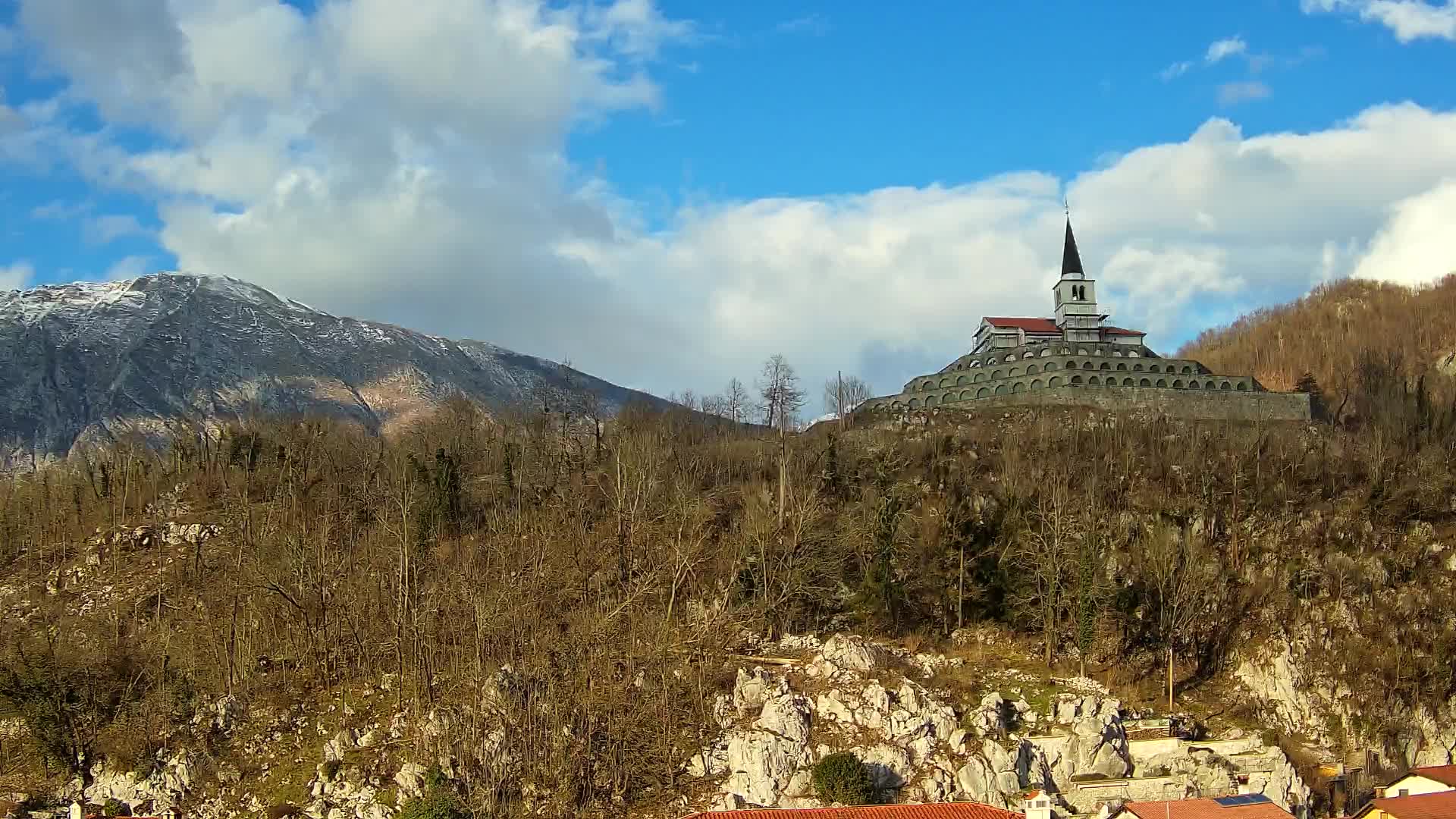 Webcam Kobarid – Vue sur Charnier de la 1ère guerre mondiale