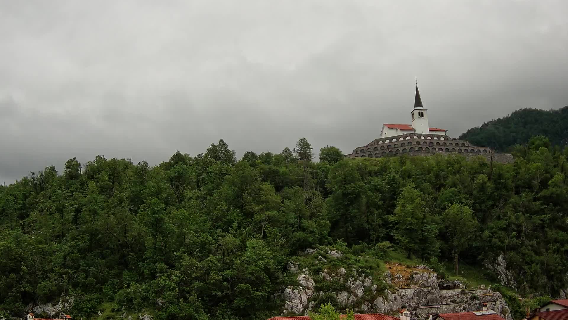Webcam Kobarid – Vue sur Charnier de la 1ère guerre mondiale