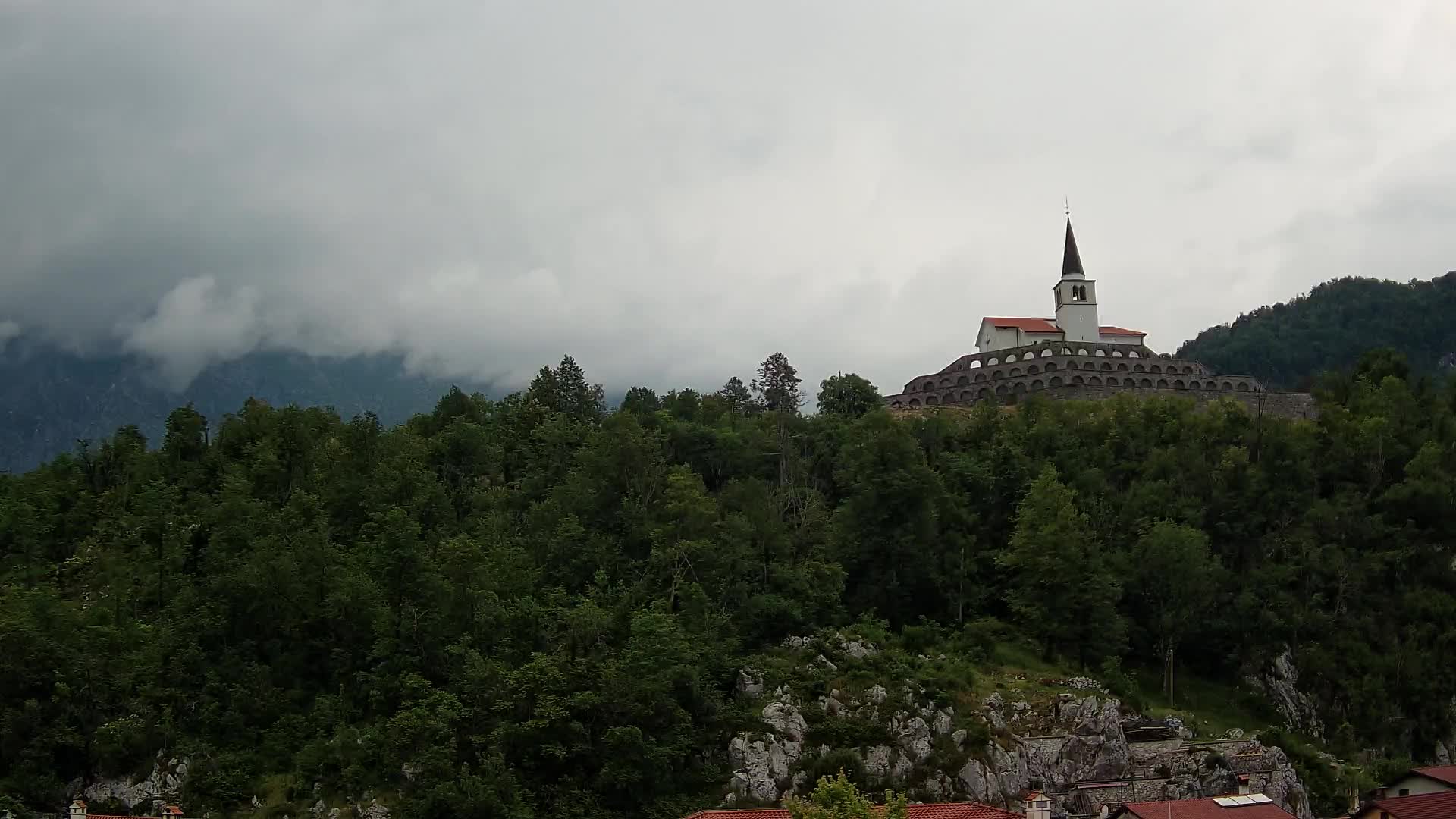 Webcam Kobarid – Vue sur Charnier de la 1ère guerre mondiale