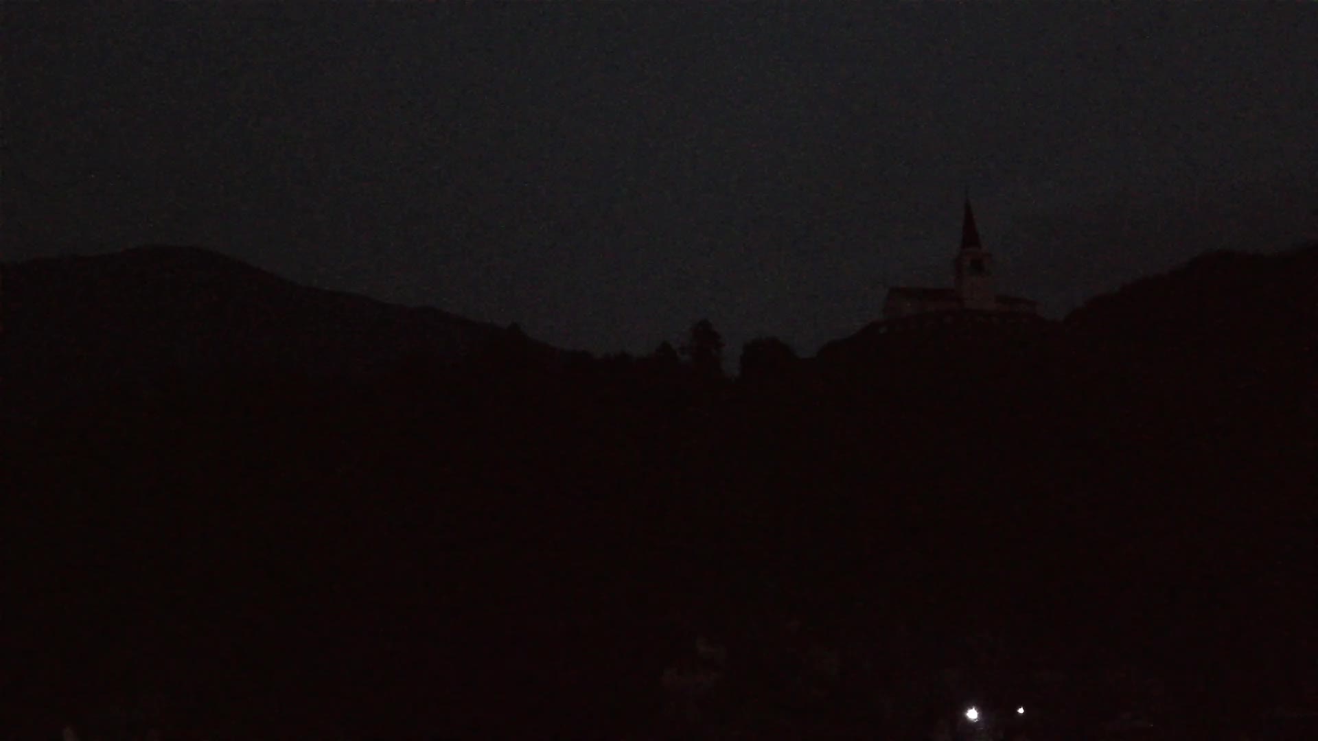 Kobarid webcam – View to Charnel House from 1st world war