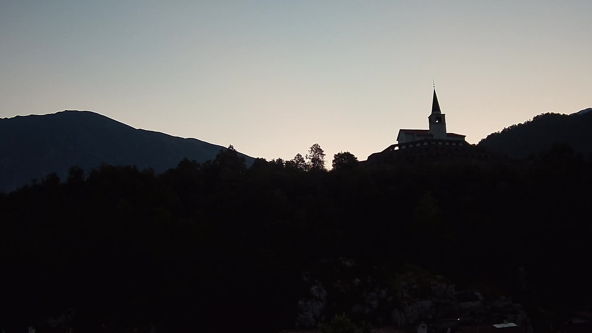 Caporetto webcam – Veduta dell’Ossario della prima guerra mondiale
