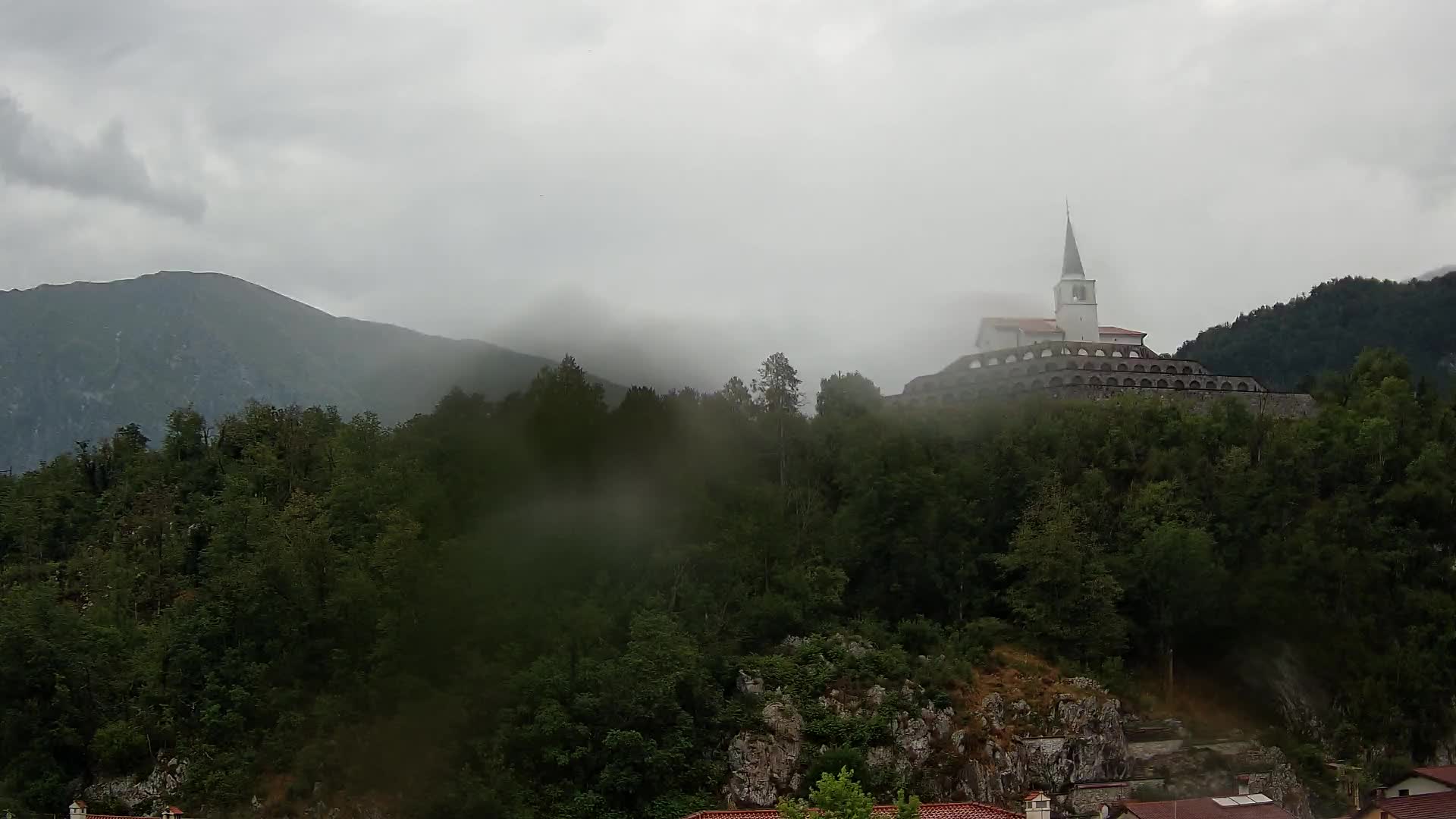 Webcam Kobarid – Vue sur Charnier de la 1ère guerre mondiale
