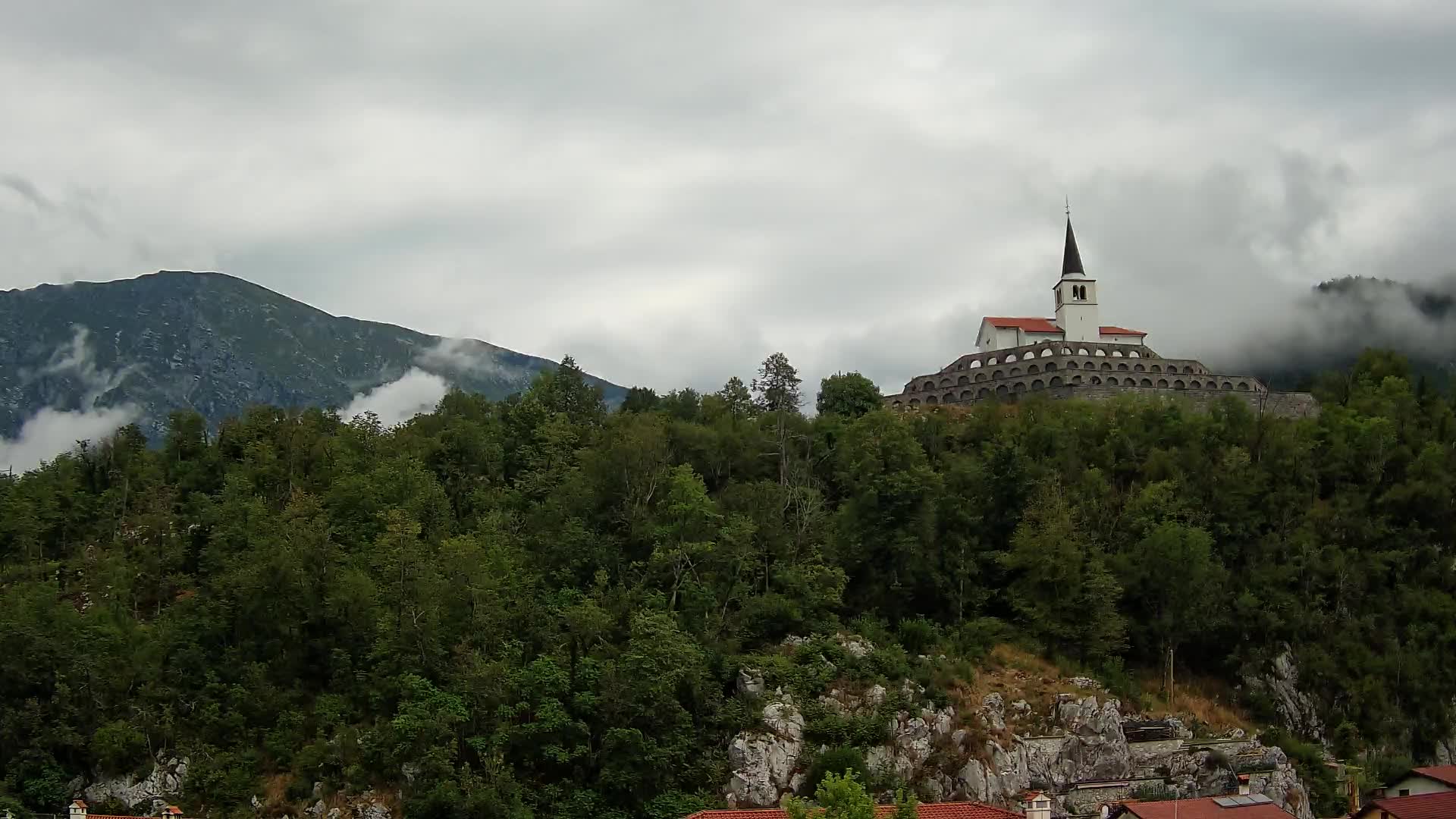 Webcam Kobarid – Vue sur Charnier de la 1ère guerre mondiale