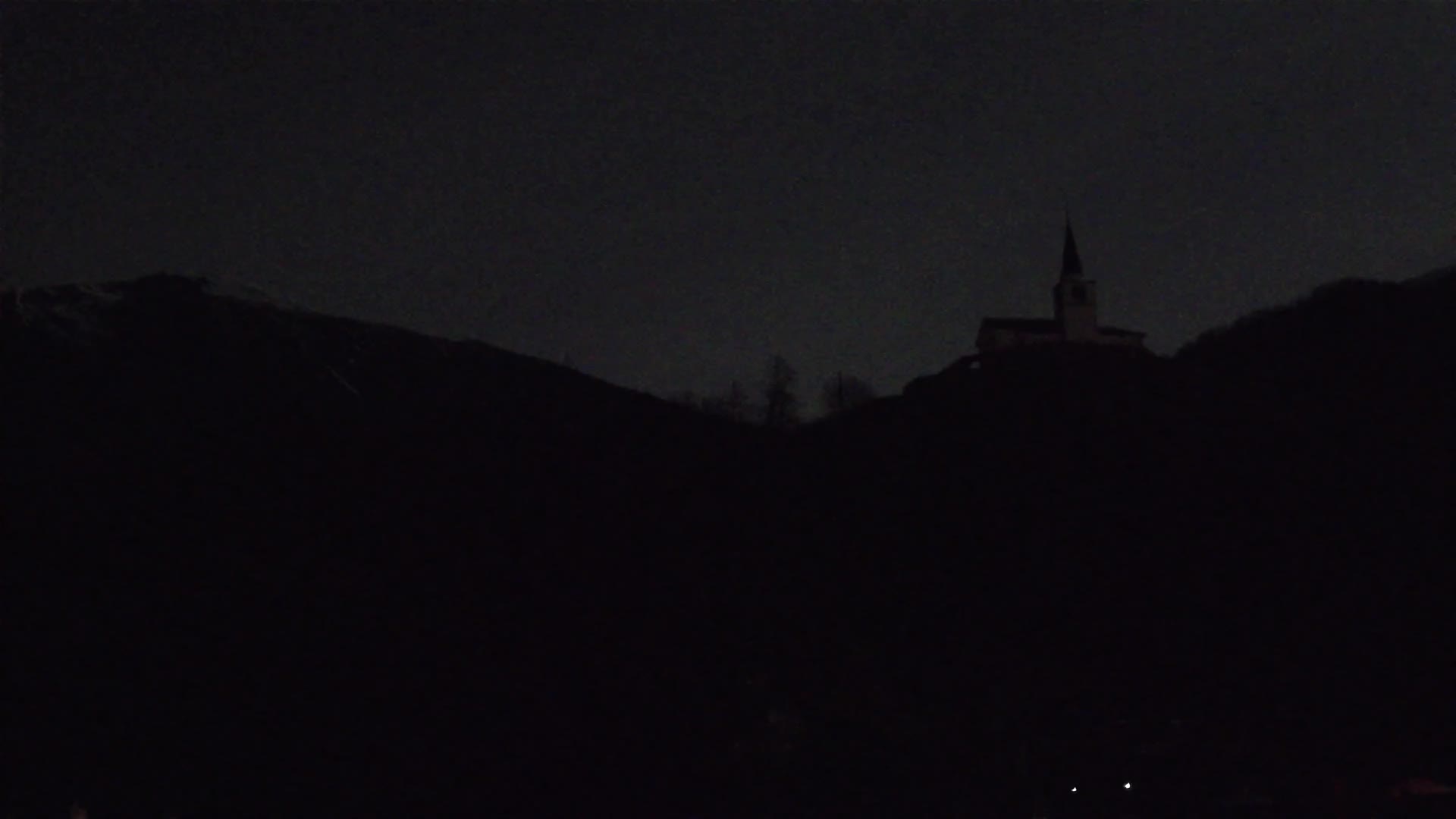 Web camera Kobarid – Vista a Charnel House de la 1ª guerra mundial