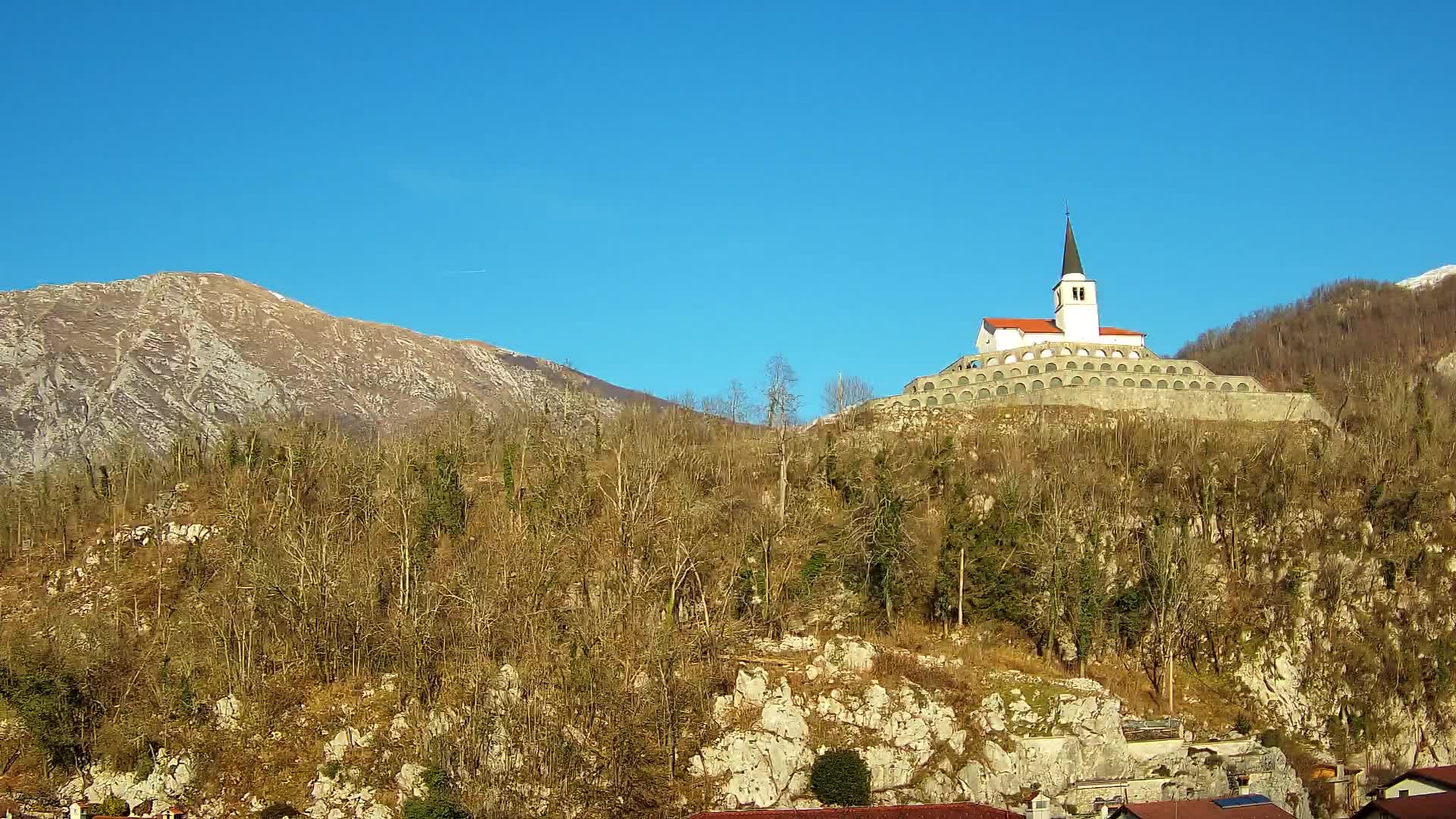 Webcam Kobarid – Vue sur Charnier de la 1ère guerre mondiale