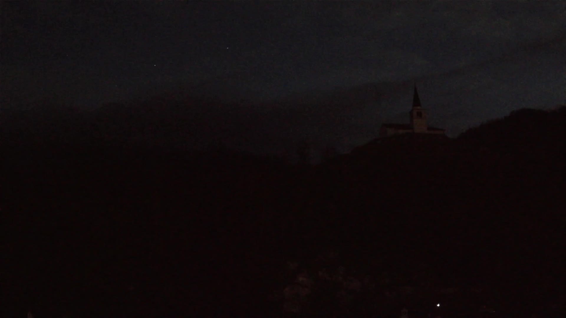 Web camera Kobarid – Vista a Charnel House de la 1ª guerra mundial