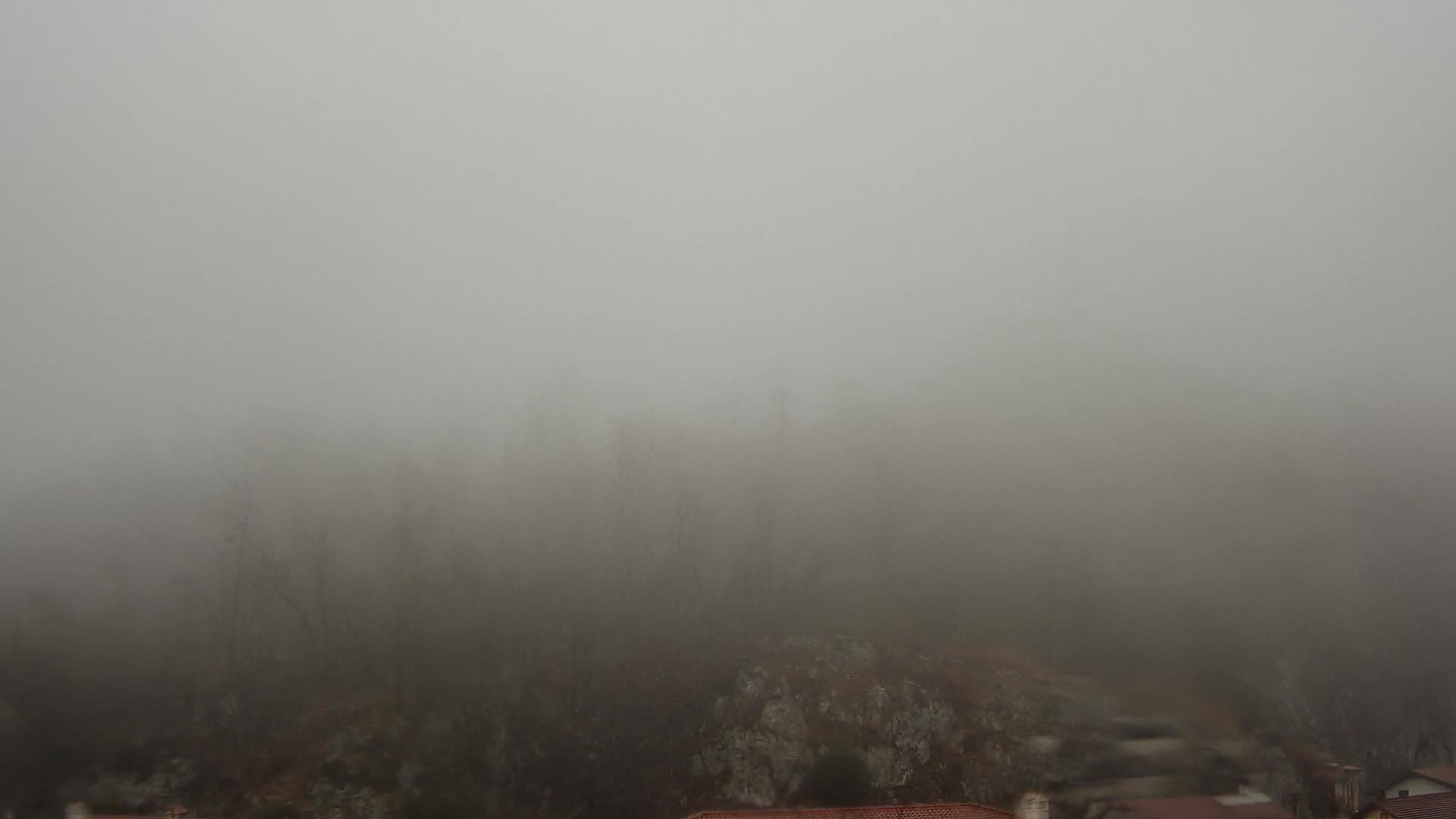 Kobarid webcam – View to Charnel House from 1st world war