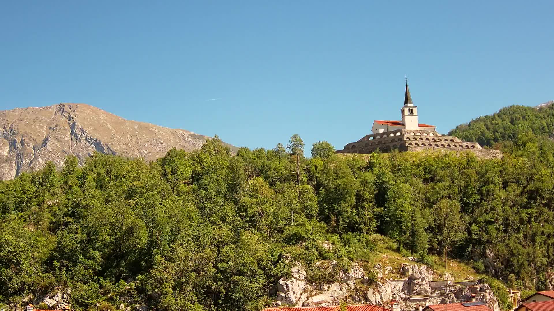 Webcam Kobarid – Vue sur Charnier de la 1ère guerre mondiale