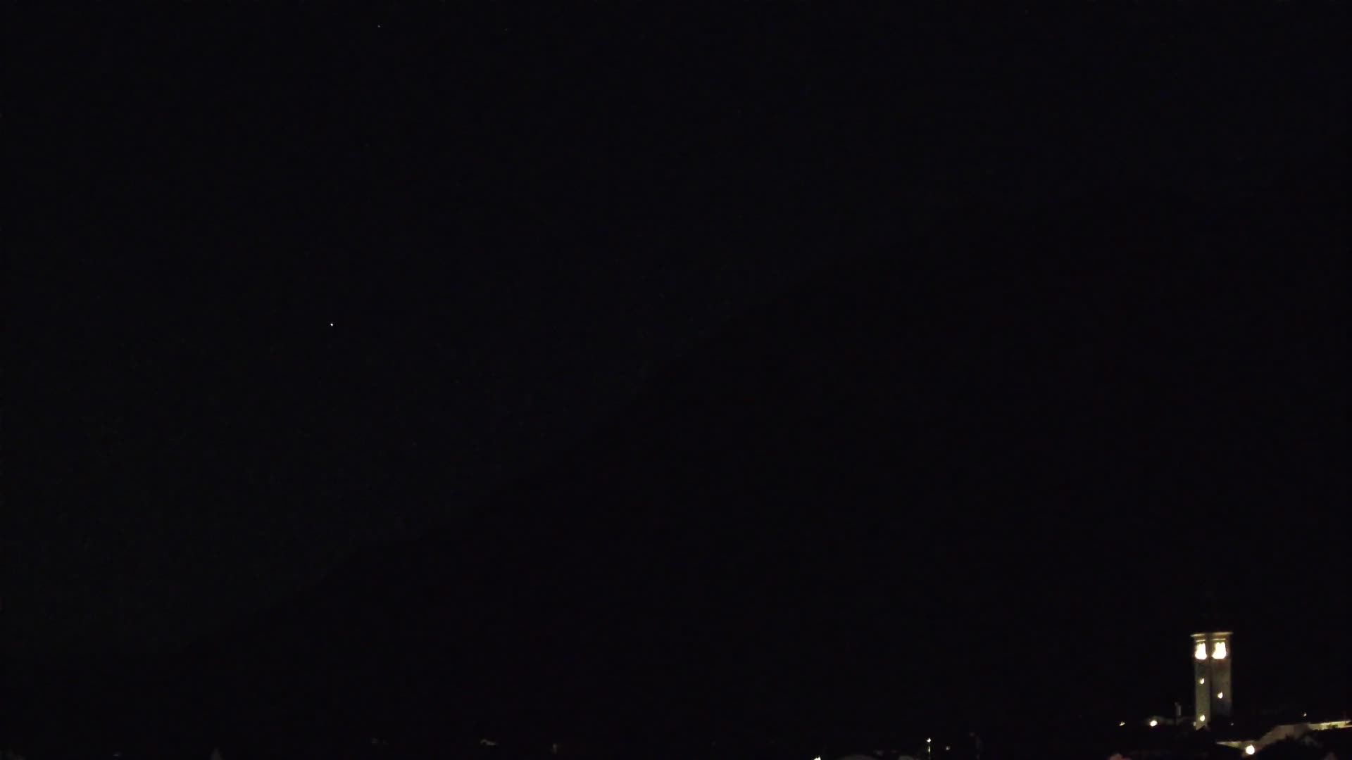 Kobarid-Webcam – Blick auf das Beinhaus aus dem 1. Weltkrieg