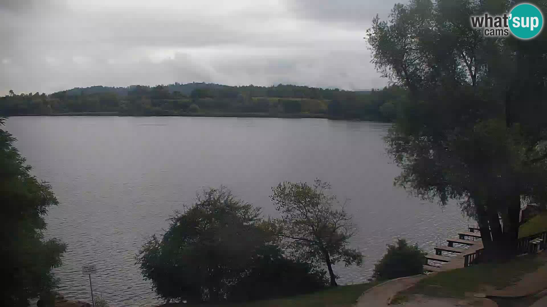 Live Webcam Kočevje lake