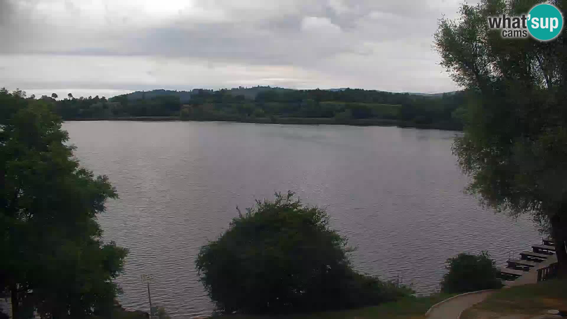 Live Webcam Kočevje lake