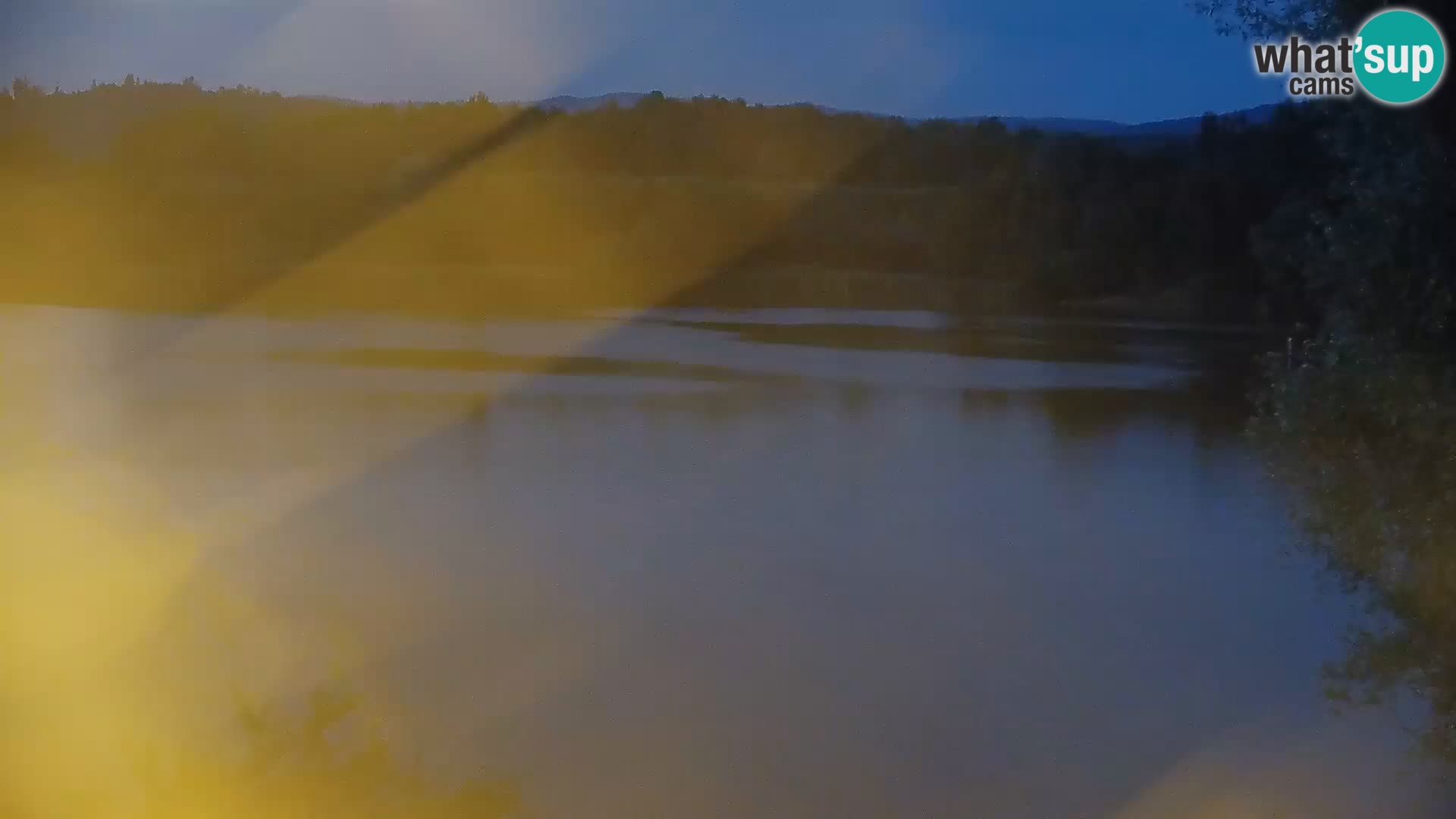 Live Webcam Kočevje lake