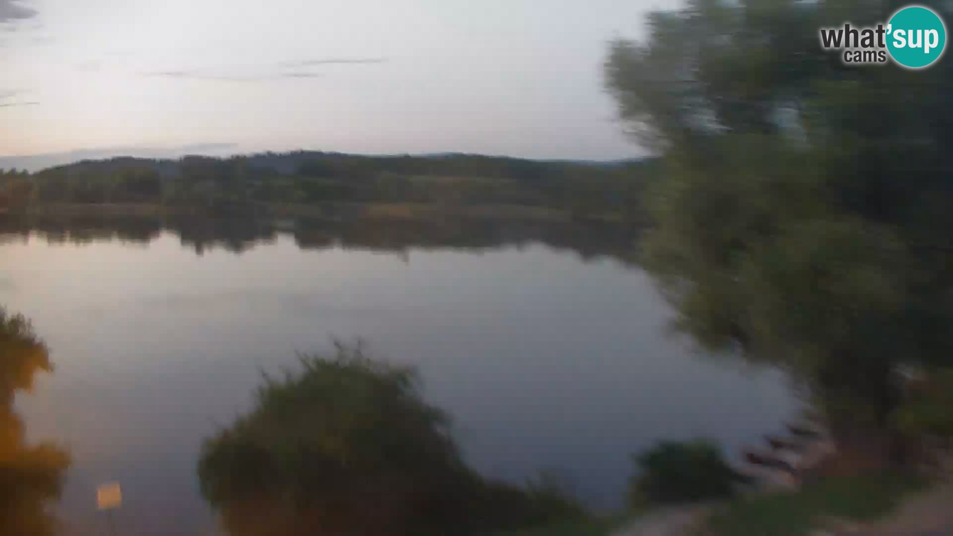 Live Webcam Kočevje lake