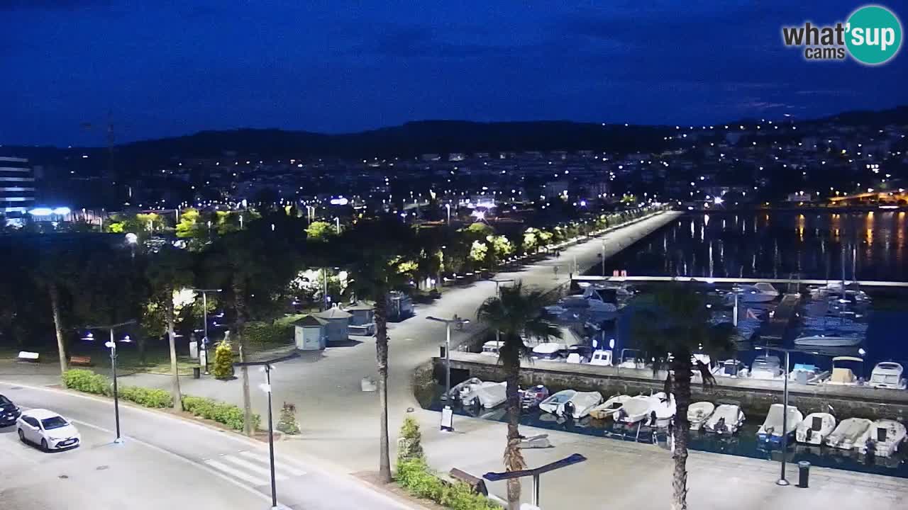 Spletna kamera Koper – Panorama na marino in promenado s Hotela Grand Koper