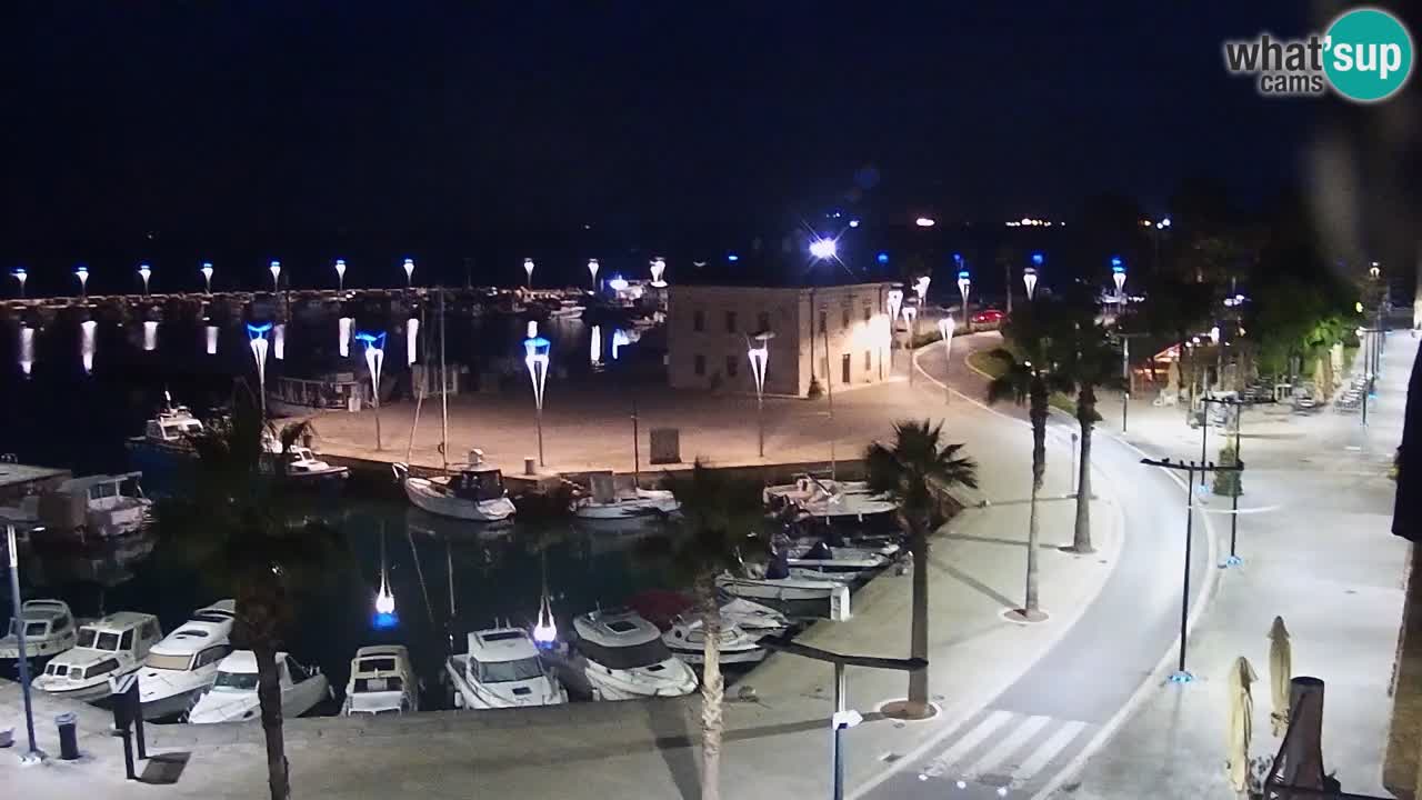 Webcam en direct du port de Koper – port de croisière et de fret – Slovénie