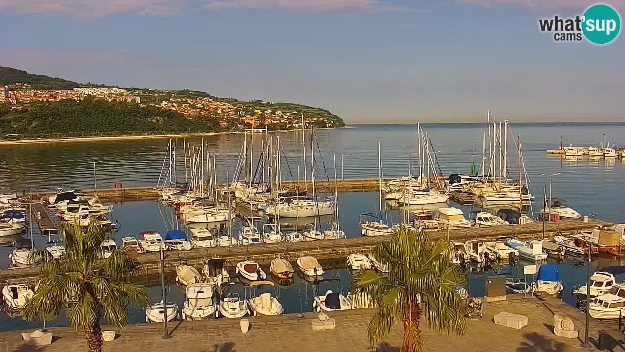 Web kamera Koper – marina i promenada – hotel Grand Koper