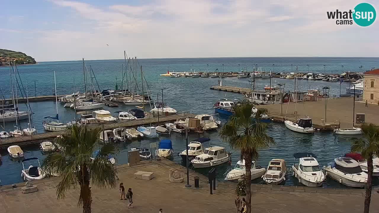 Webcam Capodistria – marina e lungo mare dall’Hotel Grand Koper
