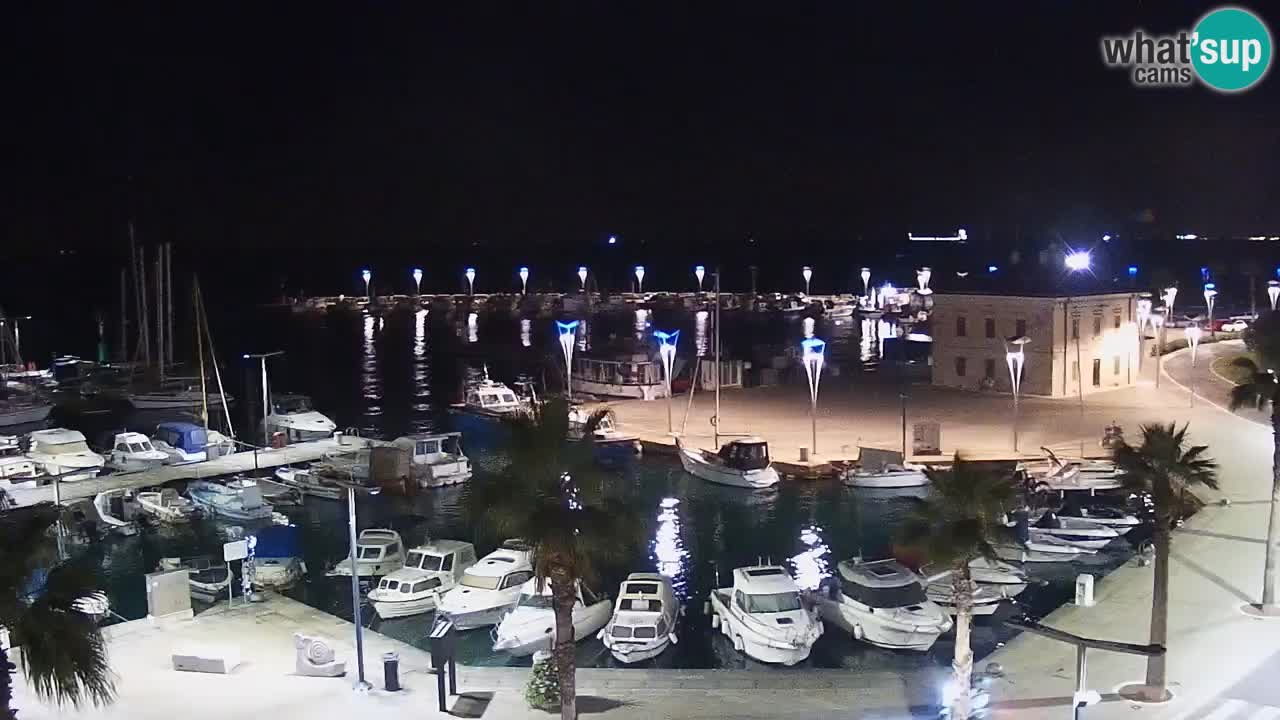 Webcam en direct du port de Koper – port de croisière et de fret – Slovénie
