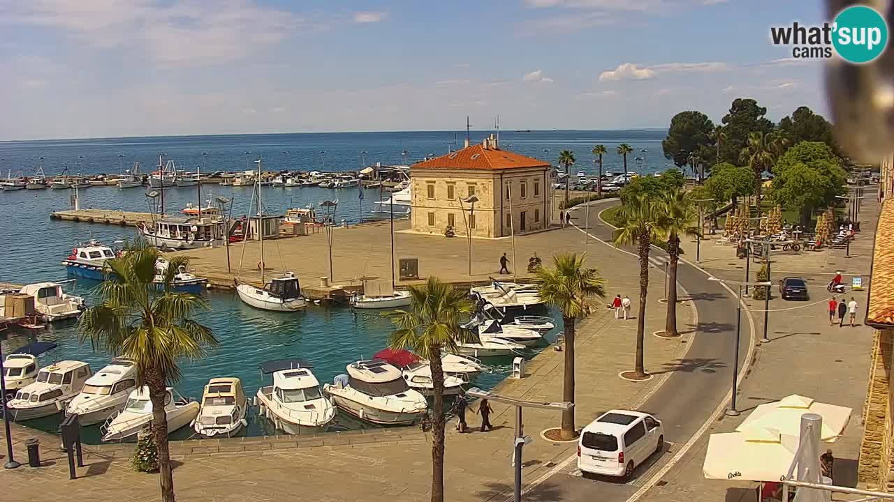 The Port of Koper live webcam – cruise and cargo port – Slovenia