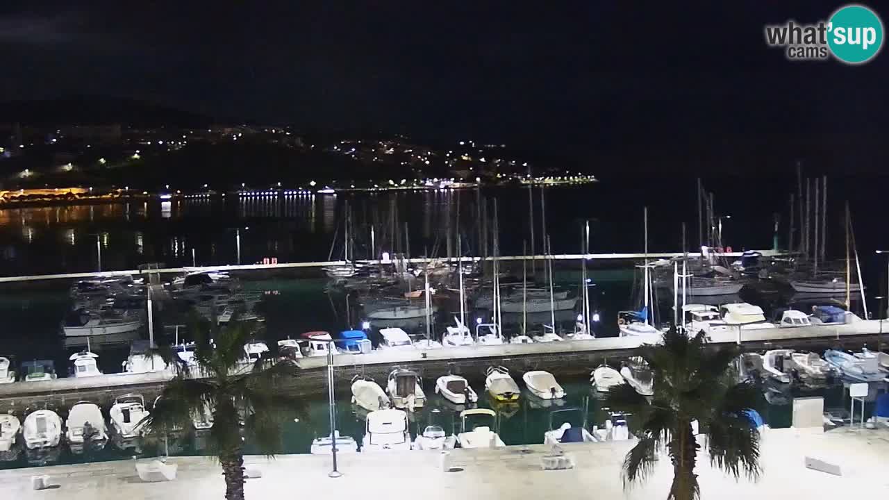 Webcam Capodistria – marina e lungo mare dall’Hotel Grand Koper