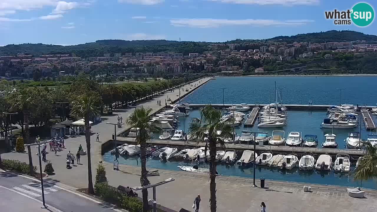 The Port of Koper live webcam – cruise and cargo port – Slovenia