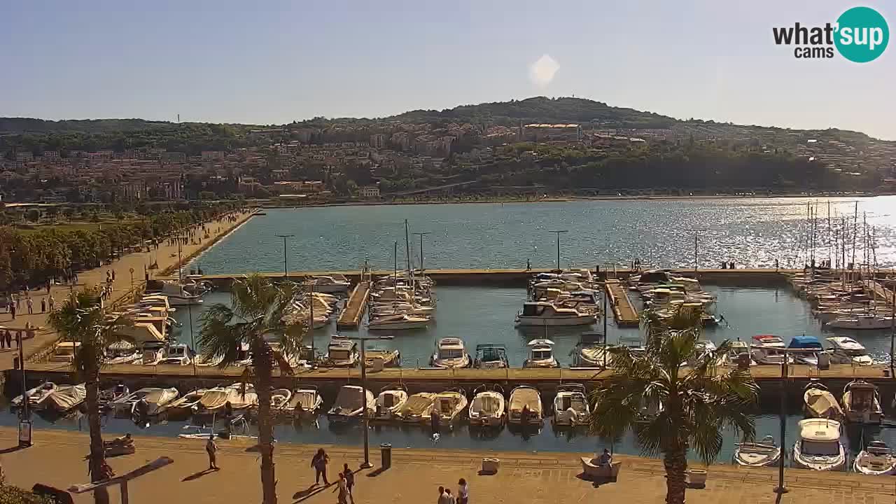 Il porto di Koper – Capodistria live webcam – porto crociere e mercantile – Slovenia