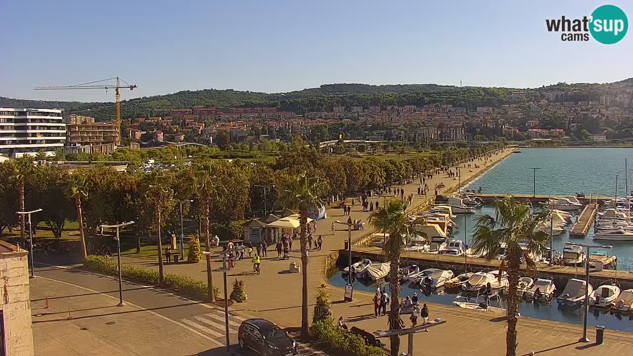 Webcam en vivo del Puerto de Koper – puerto de carga y cruceros – Eslovenia
