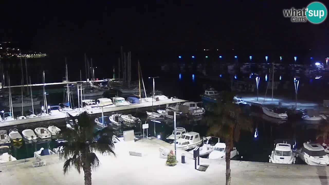 Webcam Capodistria – marina e lungo mare dall’Hotel Grand Koper