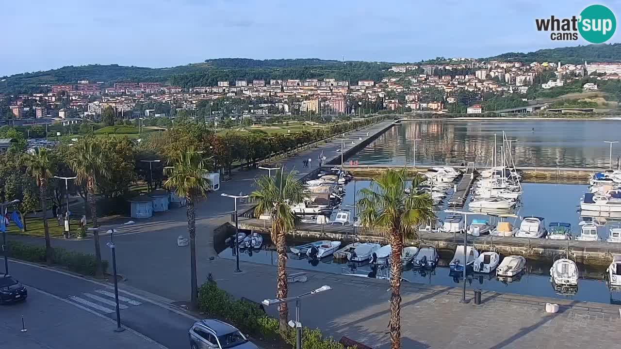 Webcam en vivo del Puerto de Koper – puerto de carga y cruceros – Eslovenia