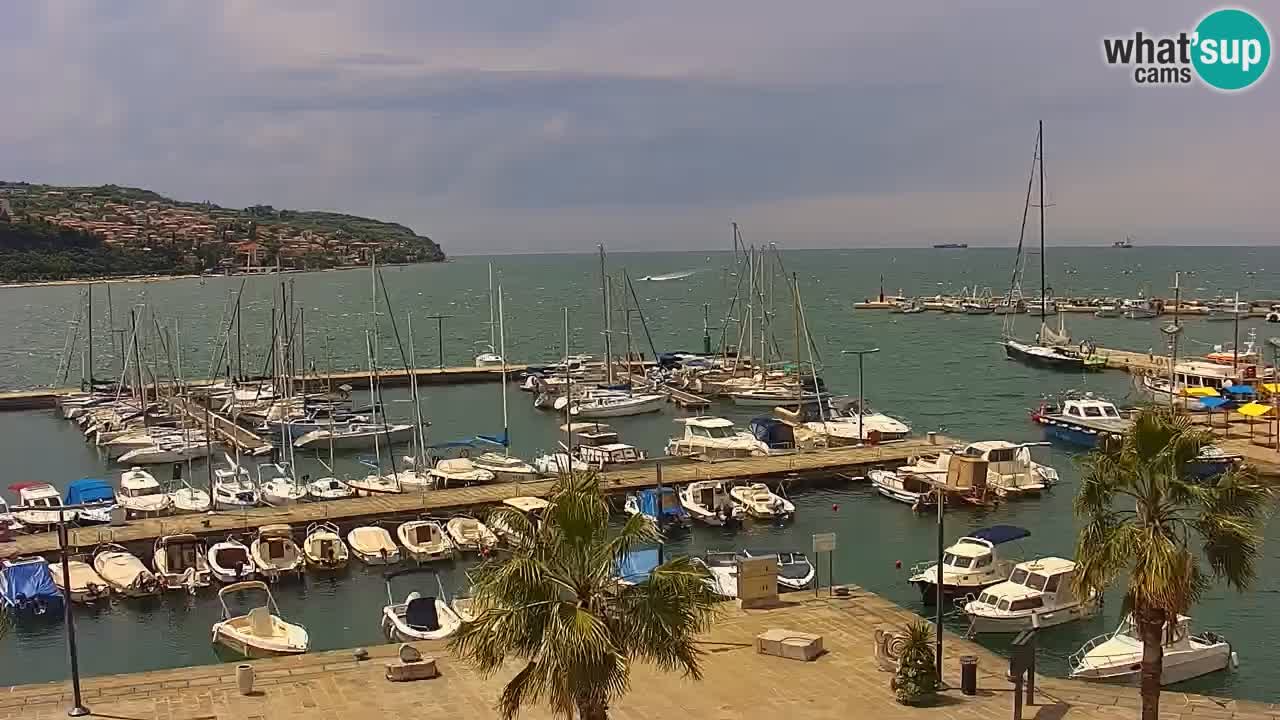 Webcam en vivo del Puerto de Koper – puerto de carga y cruceros – Eslovenia