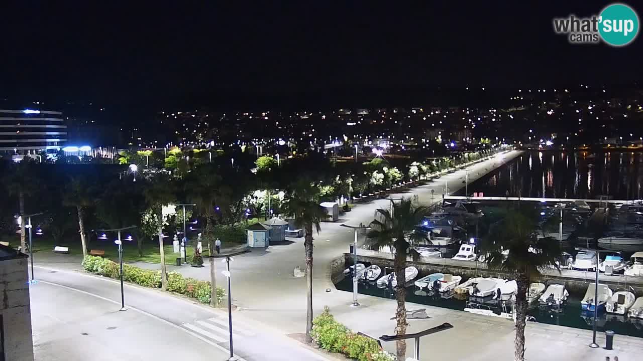 Spletna kamera Koper – Panorama na marino in promenado s Hotela Grand Koper
