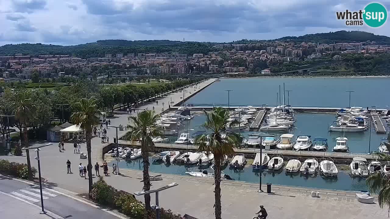 Il porto di Koper – Capodistria live webcam – porto crociere e mercantile – Slovenia